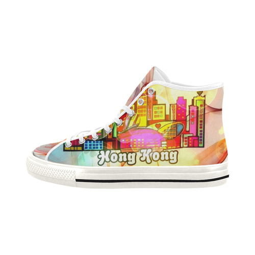 Hong Kong Limited Version by Nico Bielow Vancouver H Women's Canvas Shoes (1013-1)