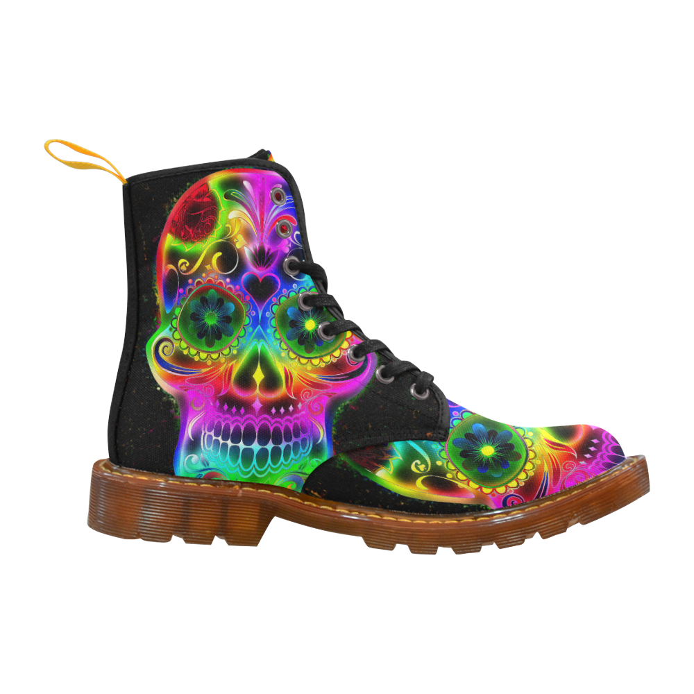 Skull20160604_by_JAMColors Martin Boots For Women Model 1203H