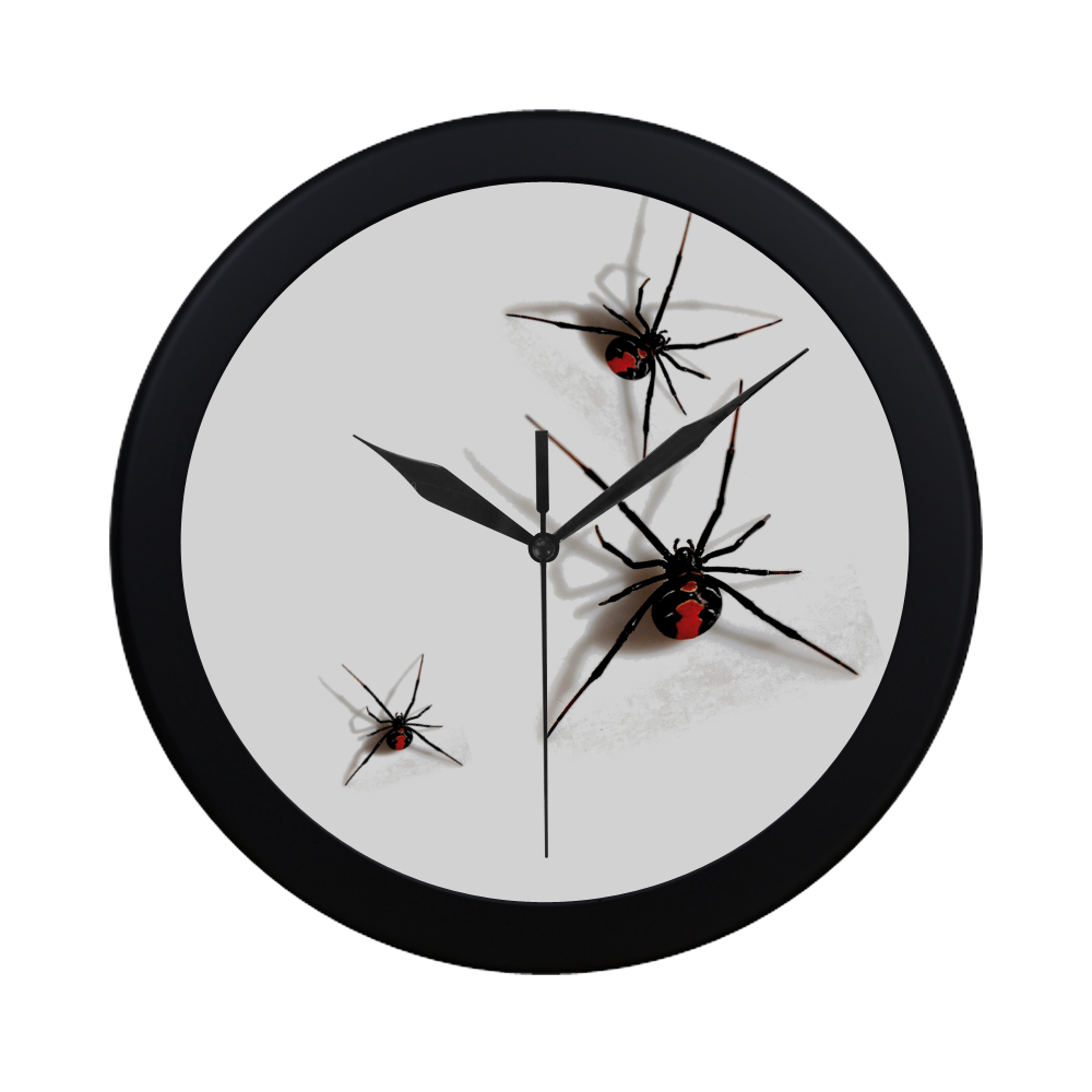 SPIDER Circular Plastic Wall clock