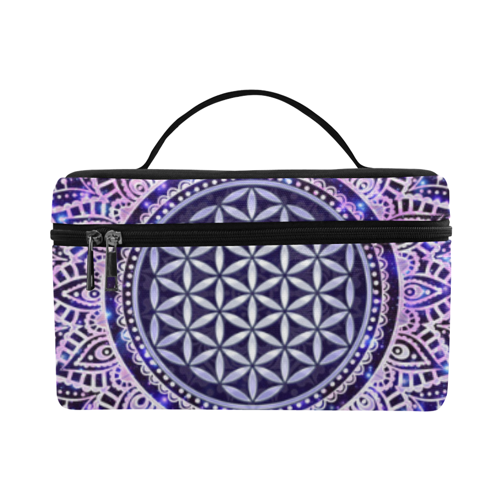 Flower Of Life Lotus Of India Galaxy Colored Lunch Bag/Large (Model 1658)