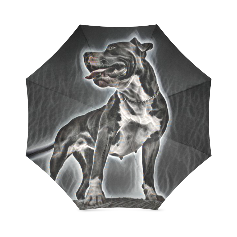 Steff Black and White Foldable Umbrella (Model U01)