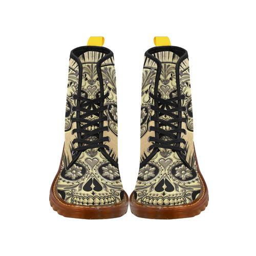 Skull 20161103_by_JAMColors Martin Boots For Women Model 1203H