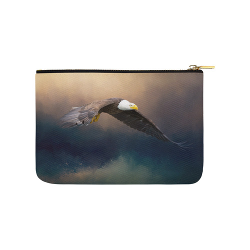 Painting flying american bald eagle Carry-All Pouch 9.5''x6''