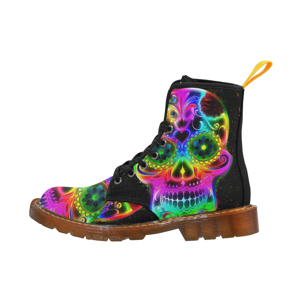 Skull20160604_by_JAMColors Martin Boots For Women Model 1203H