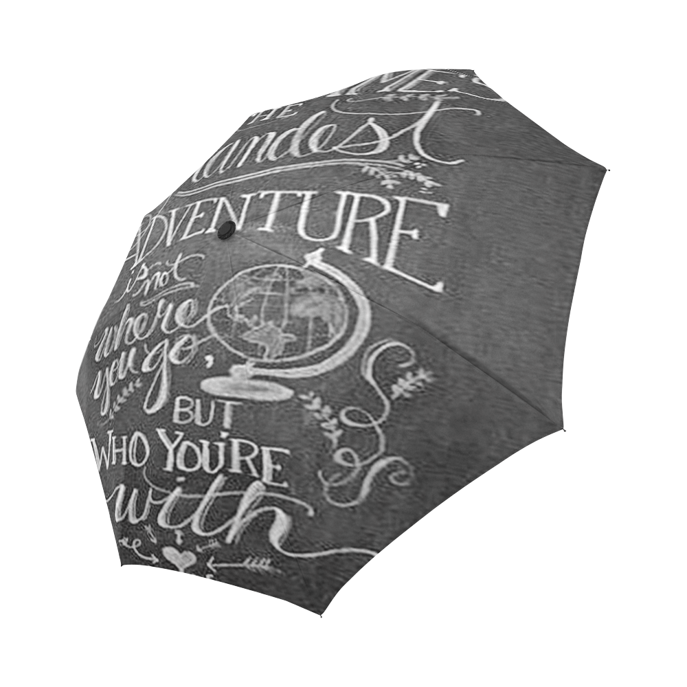 CHALKBOARD Auto-Foldable Umbrella (Model U04)