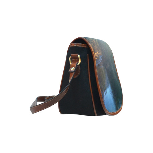 Beautiful Morning Saddle Bag/Small (Model 1649)(Flap Customization)