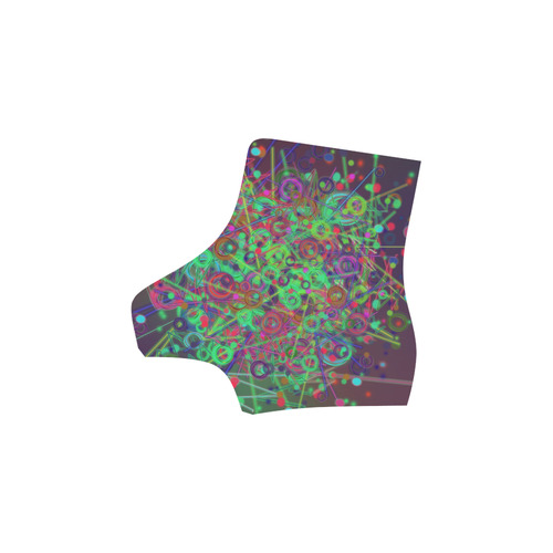 Exploding Disco Lights and Colours Martin Boots For Women Model 1203H