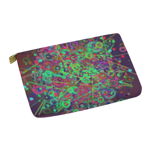 Exploding Disco Lights and Colours Carry-All Pouch 12.5''x8.5''