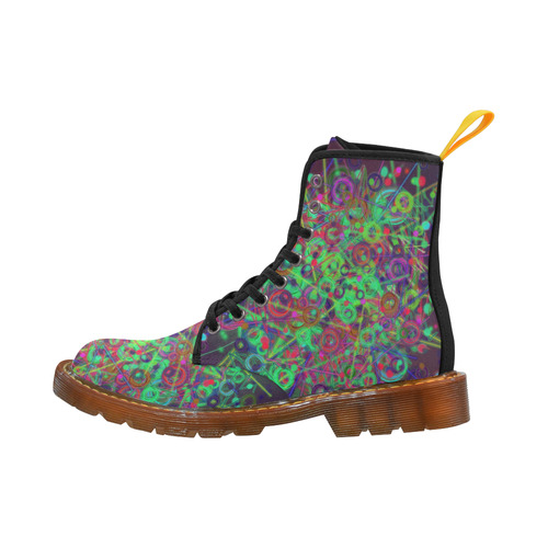 Exploding Disco Lights and Colours Martin Boots For Men Model 1203H