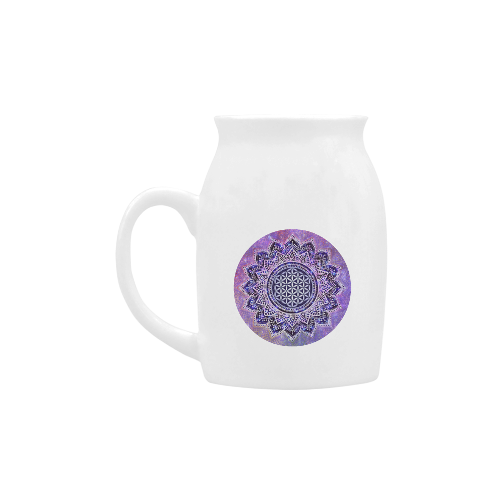 Flower Of Life Lotus Of India Galaxy Colored Milk Cup (Small) 300ml