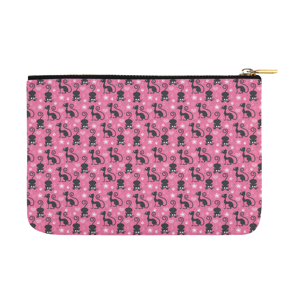 Cute Cats I Carry-All Pouch 12.5''x8.5''