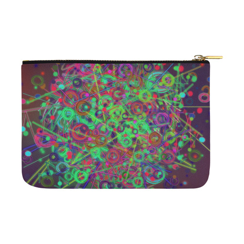 Exploding Disco Lights and Colours Carry-All Pouch 12.5''x8.5''