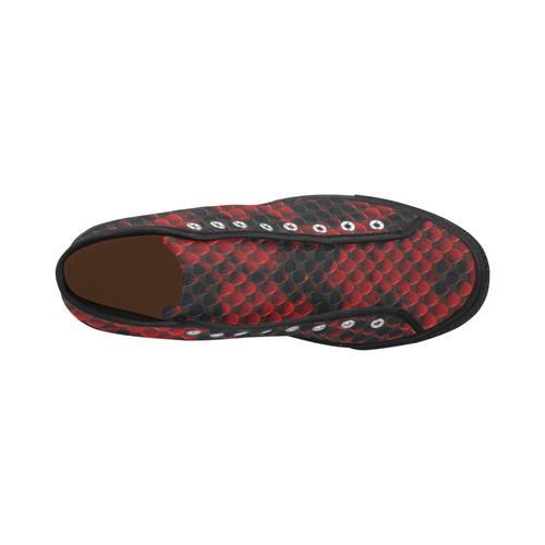 Snake Pattern E by JamColors Vancouver H Men's Canvas Shoes/Large (1013-1)