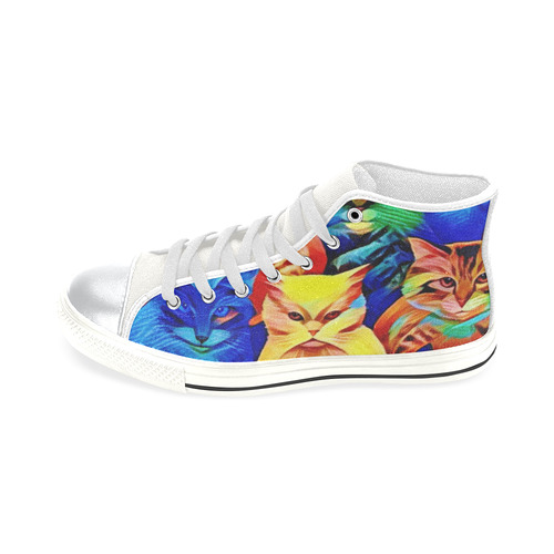 CATRAINBOW High Top Canvas Shoes for Kid (Model 017)