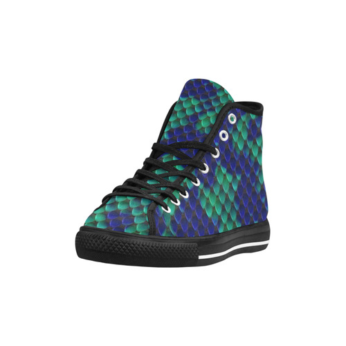 Snake Pattern F by JamColors Vancouver H Men's Canvas Shoes/Large (1013-1)