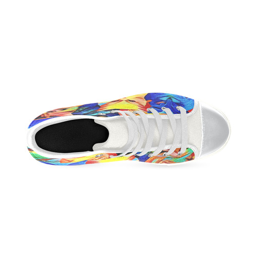 CATRAINBOW High Top Canvas Shoes for Kid (Model 017)