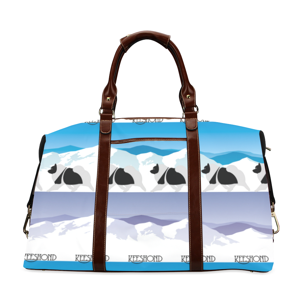 Keeshond  Rockin the Rockies 3 Classic Travel Bag (Model 1643) Remake