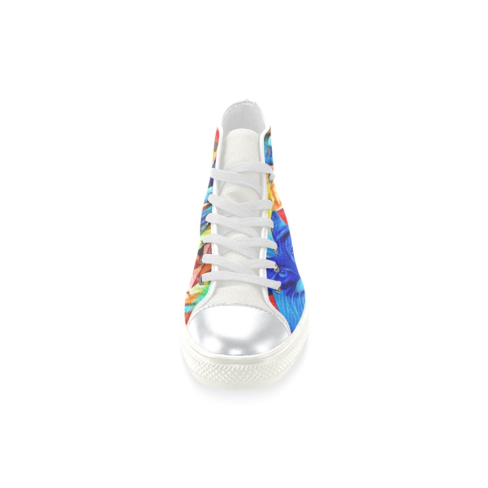 CATRAINBOW High Top Canvas Shoes for Kid (Model 017)