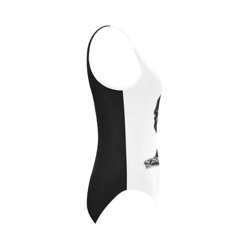 BLACK CAT Vest One Piece Swimsuit (Model S04)