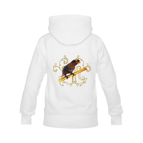 Cute funny parrot Men's Classic Hoodie (Remake) (Model H10)