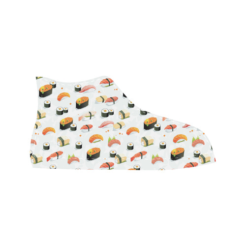 Sushi Lover Aquila High Top Microfiber Leather Women's Shoes (Model 032)