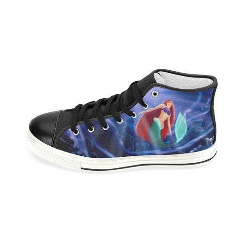 part of your world Women's Classic High Top Canvas Shoes (Model 017)