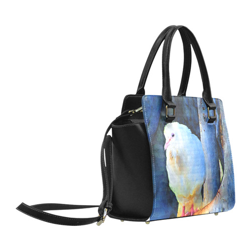 Bird on Branch Classic Shoulder Handbag (Model 1653)