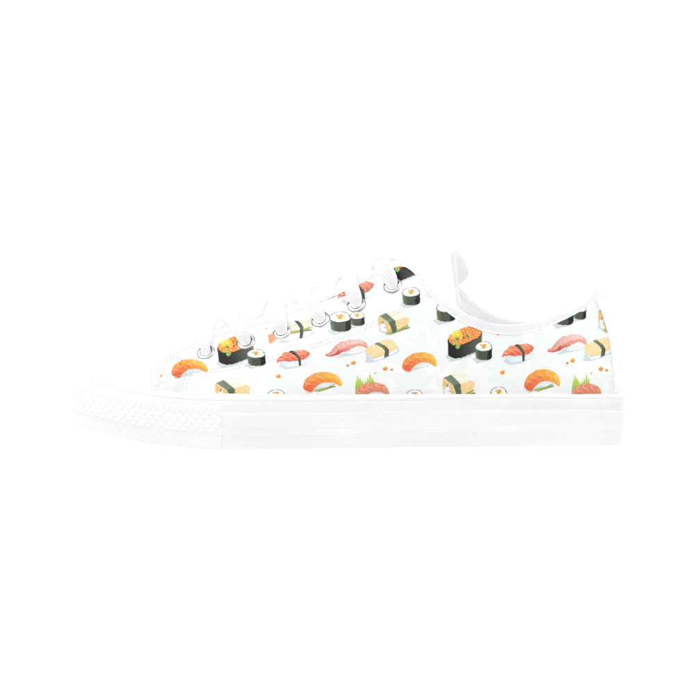 Sushi Lover Aquila Microfiber Leather Women's Shoes/Large Size (Model 031)