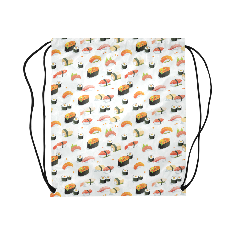 Sushi Lover Large Drawstring Bag Model 1604 (Twin Sides)  16.5"(W) * 19.3"(H)