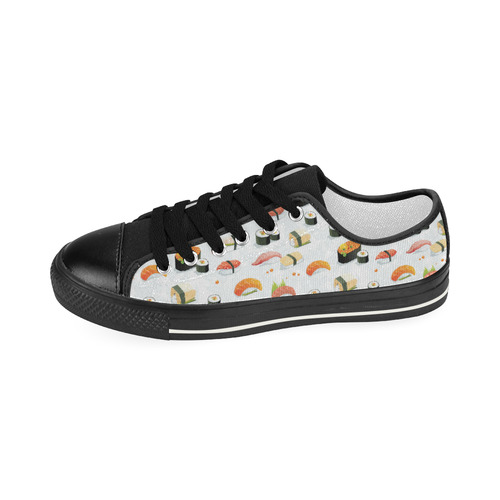 Sushi Lover Women's Classic Canvas Shoes (Model 018)