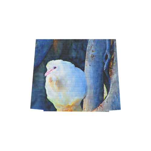 White Bird on Branch Euramerican Tote Bag/Small (Model 1655)