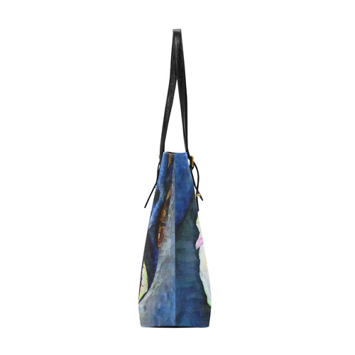 White Bird on Branch Euramerican Tote Bag/Small (Model 1655)