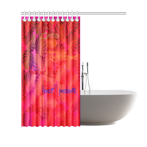 Colorful Leaves Shower Curtain 69"x70"