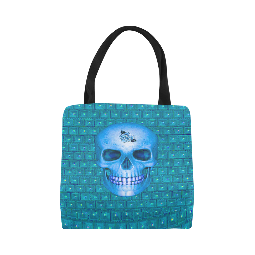 317 new Skull B by JamColors Canvas Tote Bag (Model 1657)
