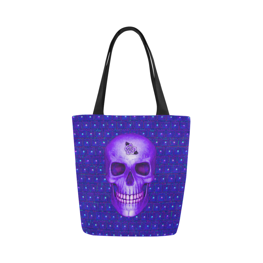 317 new Skull C by JamColors Canvas Tote Bag (Model 1657)