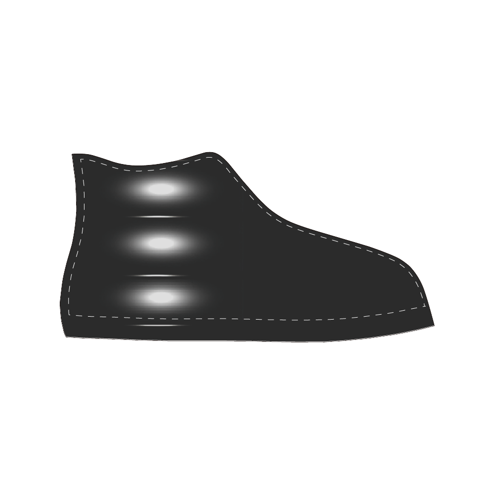 BICOLOR Women's Classic High Top Canvas Shoes (Model 017)