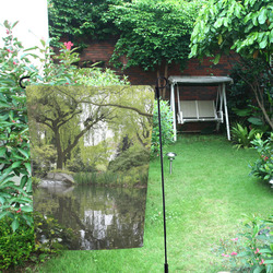 Japanese Garden in Leverkusen Garden Flag 12‘’x18‘’（Without Flagpole）