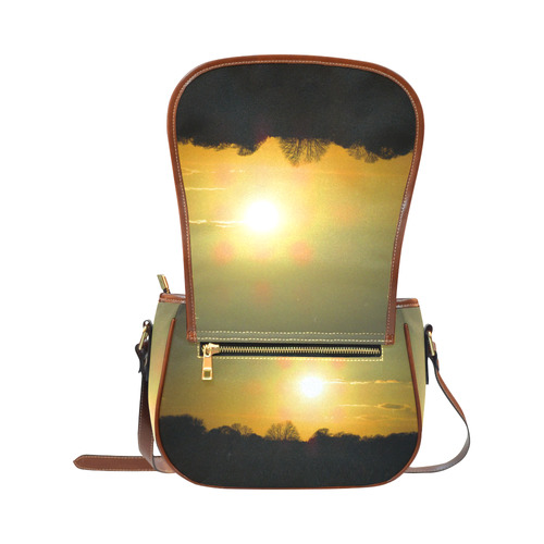 Golden sunset Saddle Bag/Large (Model 1649)
