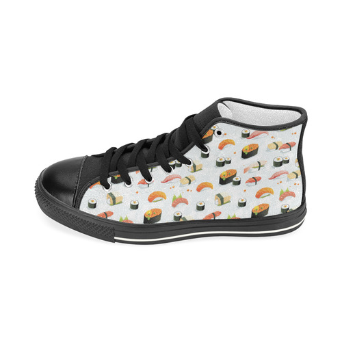 Sushi Lover Women's Classic High Top Canvas Shoes (Model 017)
