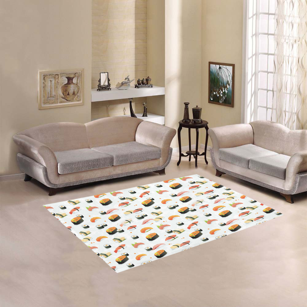 Sushi Lover Area Rug 5'3''x4'