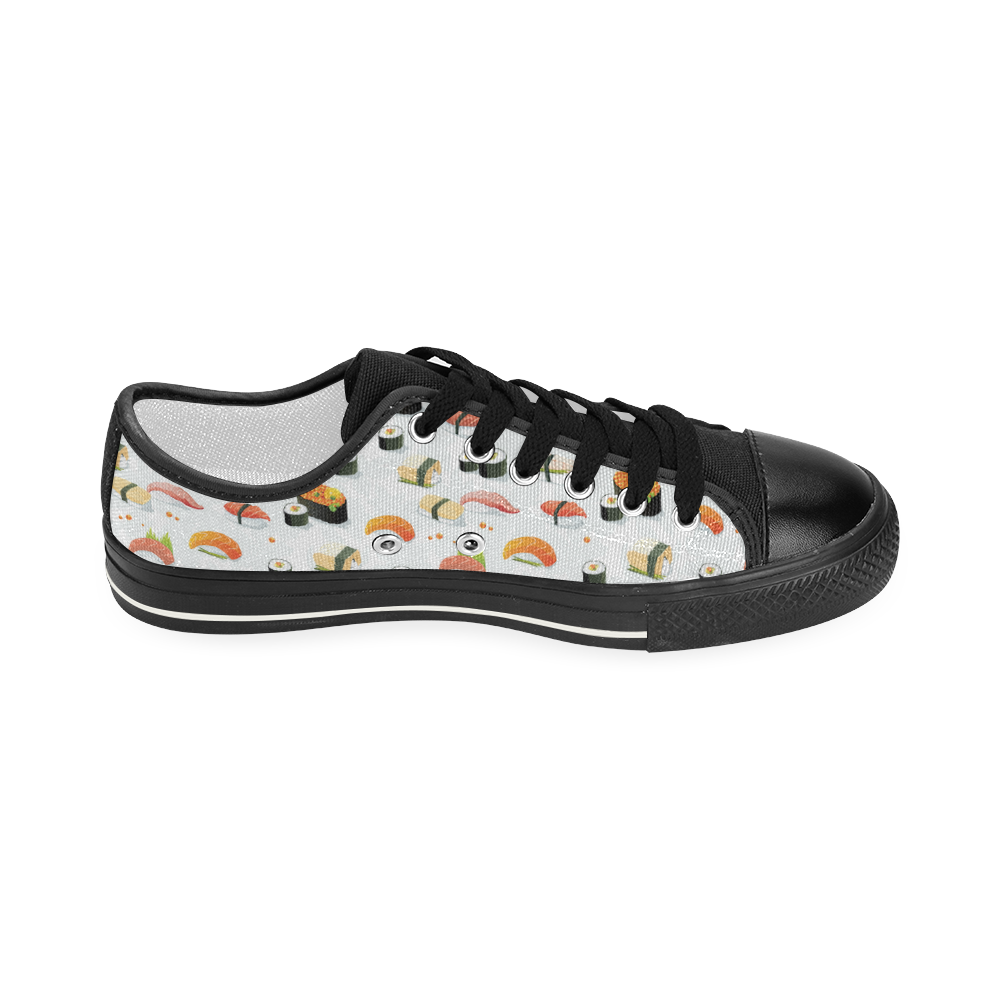 Sushi Lover Women's Classic Canvas Shoes (Model 018)