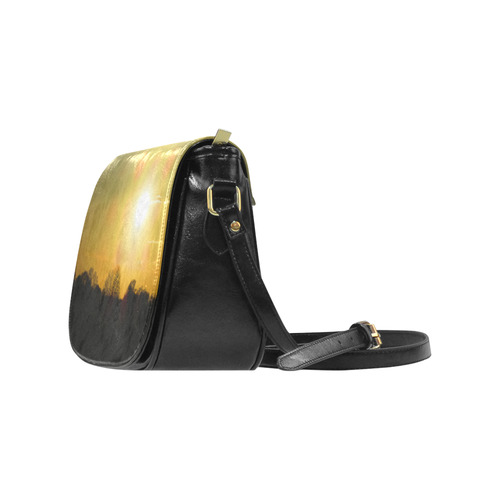 Golden sunset Classic Saddle Bag/Small (Model 1648)