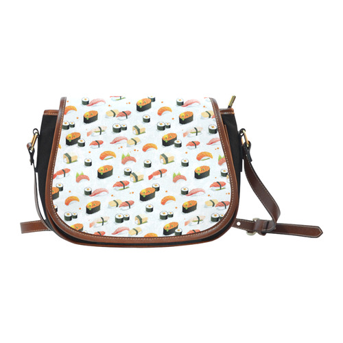 Sushi Lover Saddle Bag/Small (Model 1649)(Flap Customization)