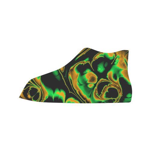 glowing fractal A by JamColors Vancouver H Men's Canvas Shoes (1013-1)