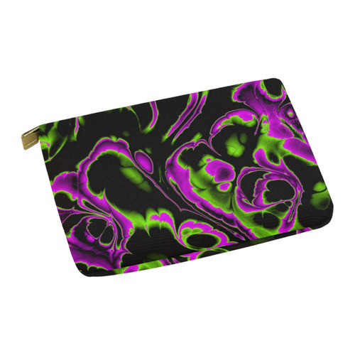 glowing fractal B by JamColors Carry-All Pouch 12.5''x8.5''