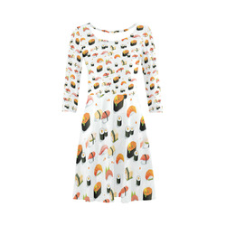 Sushi Lover 3/4 Sleeve Sundress (D23)