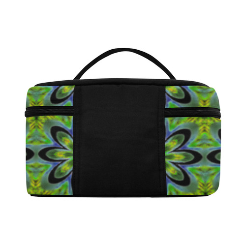 Green Geometric Lunch Bag/Large (Model 1658)