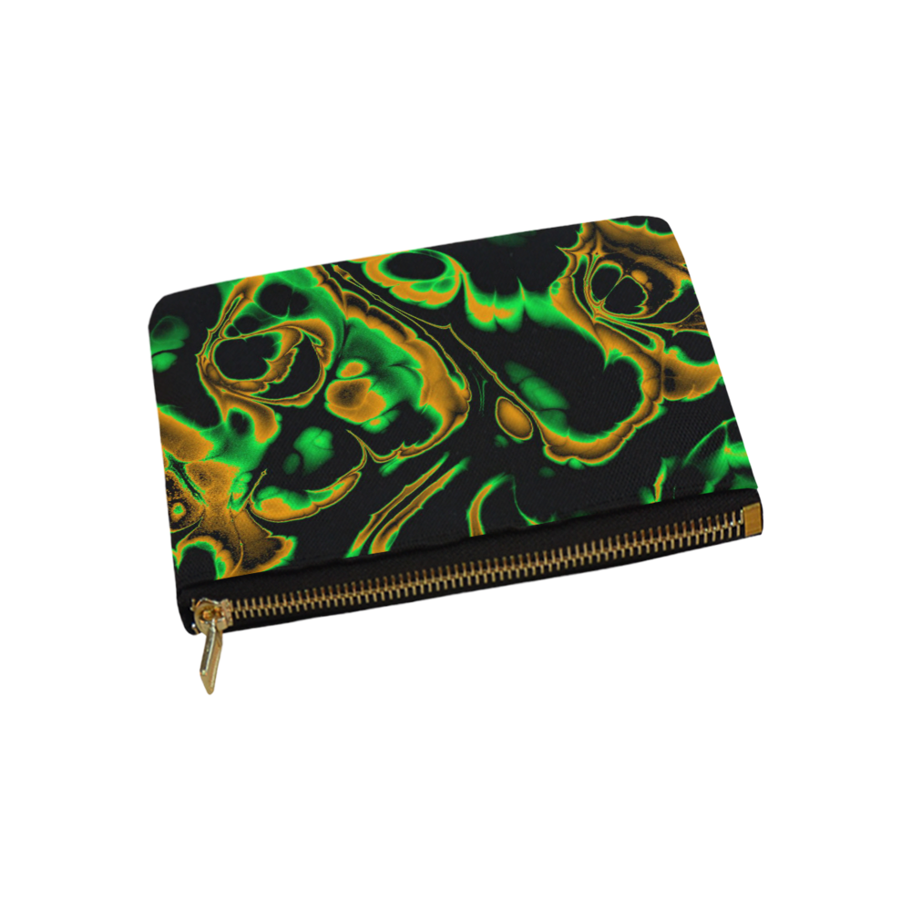 glowing fractal A by JamColors Carry-All Pouch 9.5''x6''