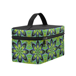 Green Geometric Lunch Bag/Large (Model 1658)