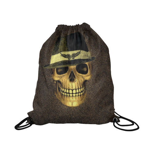 Charming Skull B by JamColors Large Drawstring Bag Model 1604 (Twin Sides)  16.5"(W) * 19.3"(H)